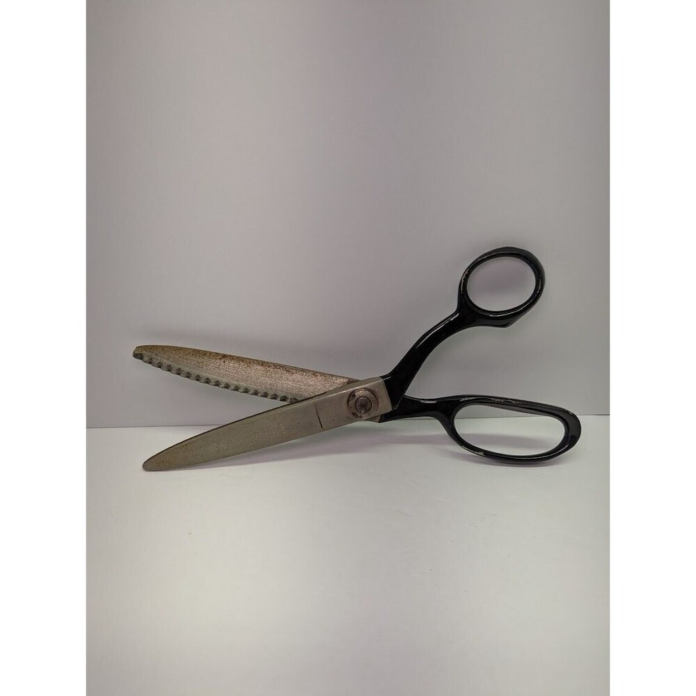 Vintage Wiss Pinking Shears‎ Scissors ZigZag Cut Sewing Fabric